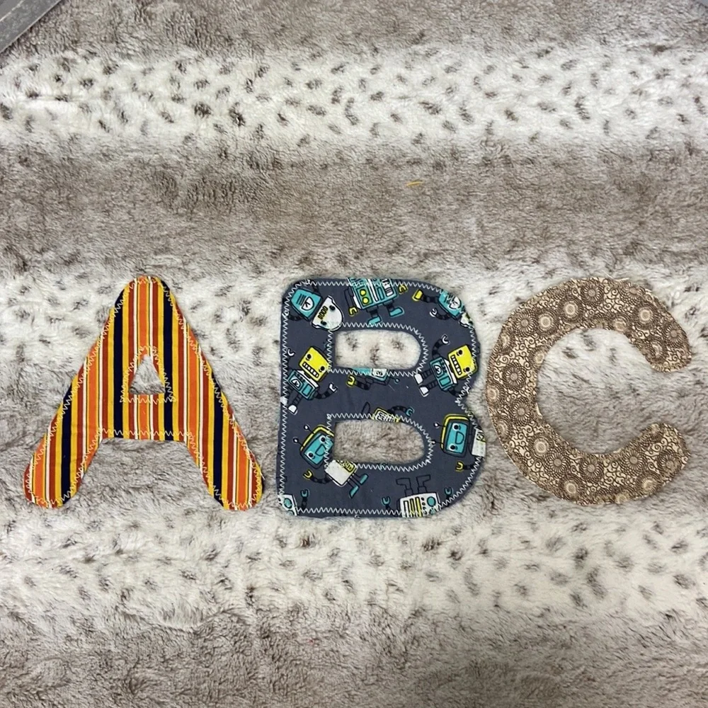 Hand Crafted these alphabet
